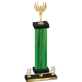 Premium Single Green Carbon Fiber Year Victory Trophy