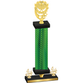 Premium Single Green Carbon Fiber Fourth Place Pickleball Trophy