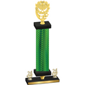 Premium Single Green Carbon Fiber Year Pickleball Trophy