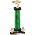Premium Single Green Carbon Fiber Victory Cars Trophy