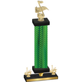 Premium Single Green Carbon Fiber First Place Music Trophy