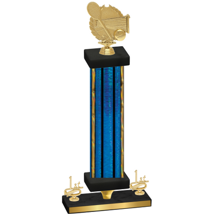 Premium Single Blue Glacier First Place Tennis Trophy