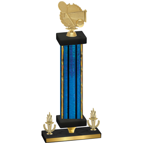 Premium Single Blue Glacier Victory Tennis Trophy