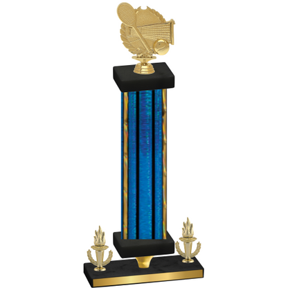 Premium Single Blue Glacier Victory Tennis Trophy