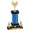 Premium Single Blue Carbon Fiber Victory Victory Trophy