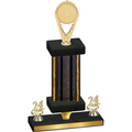 Premium Single Black Glacier Year Insert Trophy