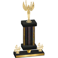 Premium Single Black Glacier Fourth Place Victory Trophy
