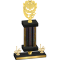 Premium Single Black Glacier First Place Pickleball Trophy