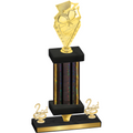 Premium Single Black Glacier Second Place Pickleball Trophy