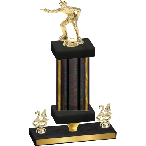 Premium Single Black Glacier Year Shooter Trophy