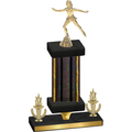 Premium Single Black Glacier Victory Skater Trophy