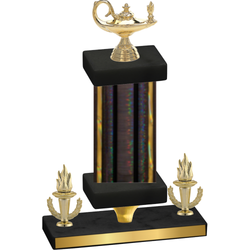 Premium Single Black Glacier Victory Academics Trophy