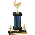 Premium Single Black Carbon Fiber Victory Victory Trophy