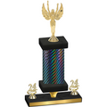 Premium Single Black Carbon Fiber Year Victory Trophy