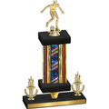 Premium Single Flag USA Victory Soccer Trophy