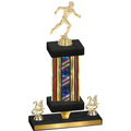 Premium Single Flag USA Year Running Trophy