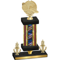 Premium Single Flag USA Victory Running Trophy