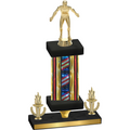 Premium Single Flag USA Victory Wrestling Trophy