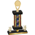 Premium Single Flag USA Year Insert Trophy