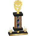 Premium Single Flag USA First Place Pickleball Trophy