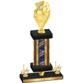 Premium Single Flag USA First Place Pickleball Trophy