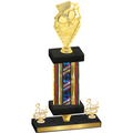 Premium Single Flag USA Third Place Pickleball Trophy
