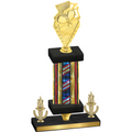 Premium Single Flag USA Victory Pickleball Trophy