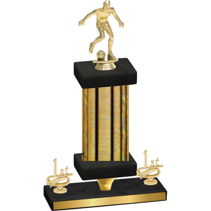 Premium Single Gold Glacier First Place Soccer Trophy