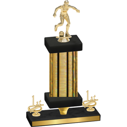 Premium Single Gold Glacier First Place Soccer Trophy