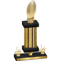 Premium Single Gold Glacier First Place Football Trophy
