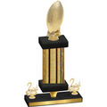 Premium Single Gold Glacier Second Place Football Trophy
