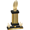 Premium Single Gold Glacier Third Place Football Trophy