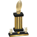 Premium Single Gold Glacier Year Football Trophy