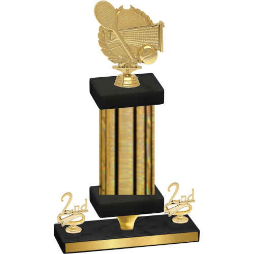 Premium Single Gold Glacier Second Place Tennis Trophy