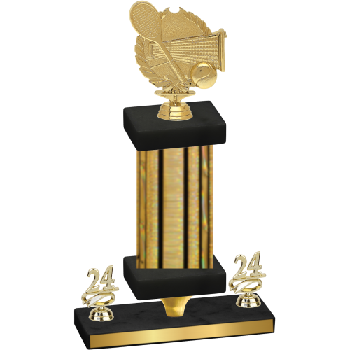Premium Single Gold Glacier Year Tennis Trophy