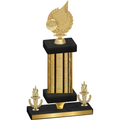 Premium Single Gold Glacier Victory Volleyball Trophy