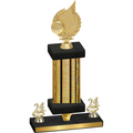 Premium Single Gold Glacier Year Volleyball Trophy