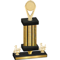 Premium Single Gold Glacier Third Place Insert Trophy