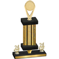 Premium Single Gold Glacier Year Insert Trophy