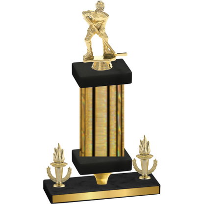 Premium Single Gold Glacier Victory Hockey Trophy