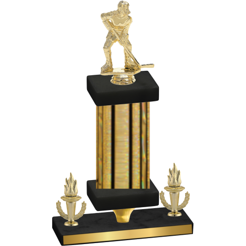 Premium Single Gold Glacier Victory Hockey Trophy