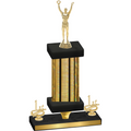 Premium Single Gold Glacier First Place Victory Trophy