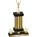 Premium Single Gold Glacier Fourth Place Victory Trophy