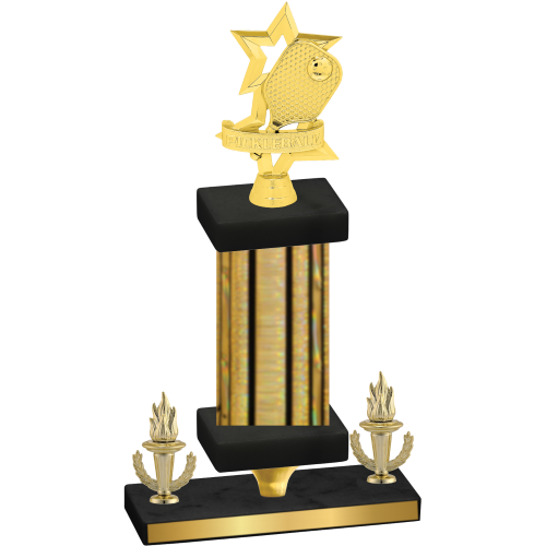 Premium Single Gold Glacier Victory Pickleball Trophy