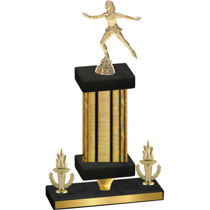 Premium Single Gold Glacier Victory Skater Trophy