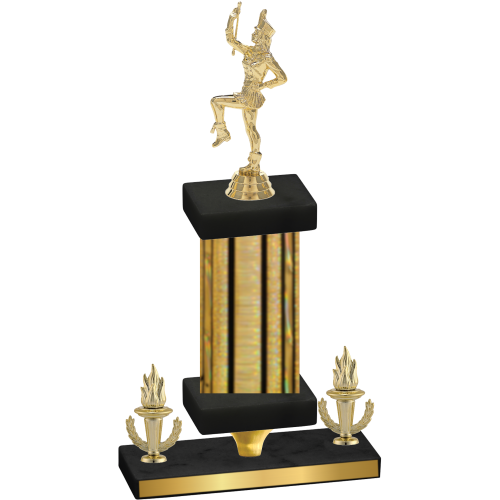 Premium Single Gold Glacier Victory Majorette Trophy