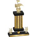 Premium Single Gold Glacier Year Music Trophy