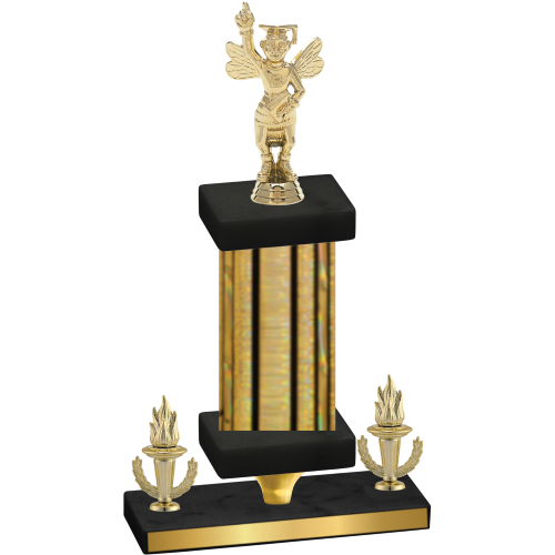 Premium Single Gold Glacier Victory Academics Trophy
