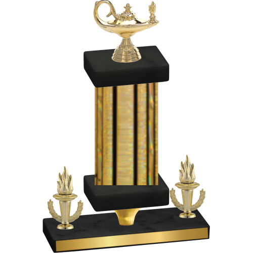 Premium Single Gold Glacier Victory Academics Trophy