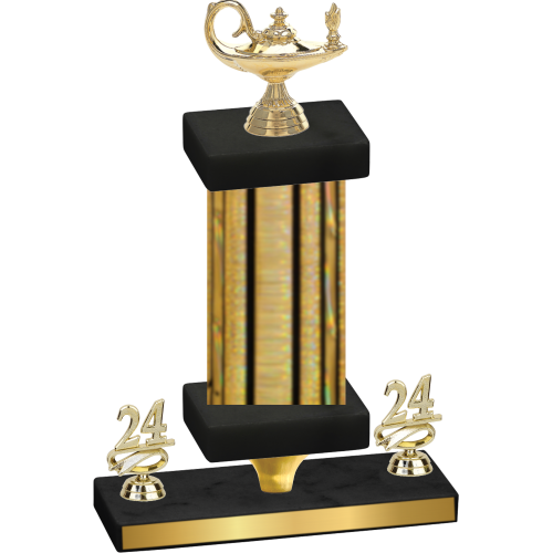 Premium Single Gold Glacier Year Academics Trophy